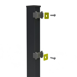 Pfosten mit Klemmhalter